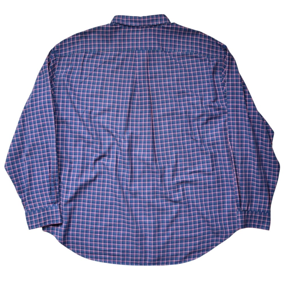 Ralph Lauren Shirt Men 3XB Classic Fit Plaid Blue Red Green Pony Big & Tall - Picture 2 of 13
